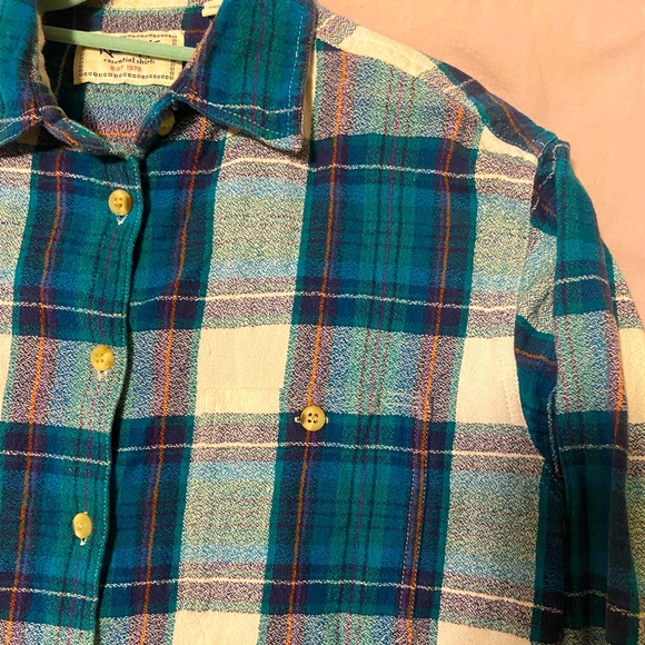 Amazing vintage plaid button down sz M - Picture 2 of 3
